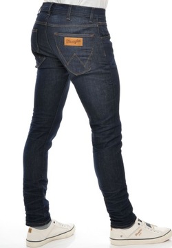 WRANGLER spodnie SKINNY navy BRYSON W28 L34