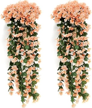 Искусственные цветы Цветочная гирлянда Белый висячий искусственный плющ Surfinia