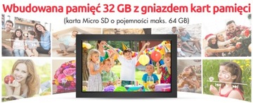 Цифровая фоторамка HDeye FRAMEO Wi-Fi 15,6 дюйма, 32 ГБ, высококачественная панель