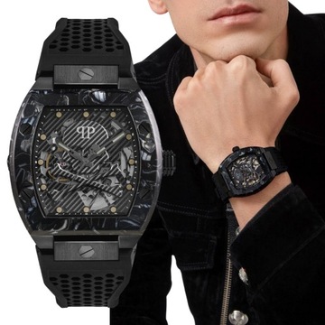 ORYGINALNY Philipp Plein PWBAA0221 The $keleton POMYSŁ NA PREZENT