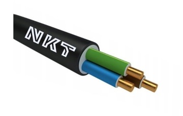 Kabel ziemny przewód YKY 3x2,5 POLSKI RE 0,6/1kV 1MB