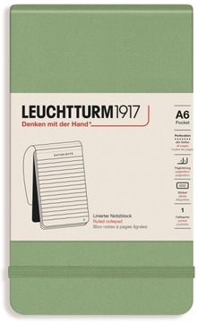 Notatnik LEUCHTTURM1917 reporterski A6 Linia