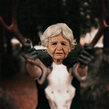 STRASZNE MASKI LATEKSOWE NA HALLOWEEN