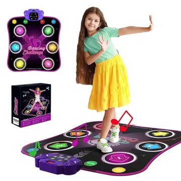 MUZYCZNA MATA DO TAŃCA, GRA TANECZNA Z MUZYKĄ BLUETOOTH, 79X90CM