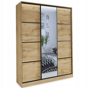 Szafa przesuwna z lustrem 150 cm LOFT wotan