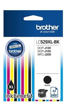 Чернила Brother LC529XLBK Black 2400 для DCP-J100 DCP-J105