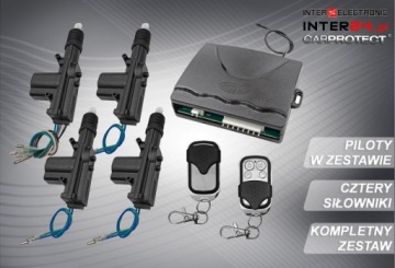 Центральный замок РАПТОР, 2 пульта, 4 актуатора, блок управления, жгут проводов, аксессуары.