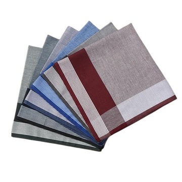 6x Poszetka Bawełniana Hankies