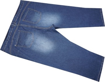 JANINA_52_SPODNIE jeans RYBACZKI z elastanem V534