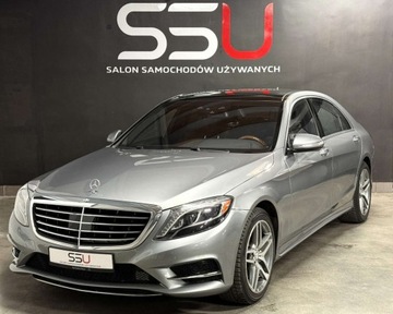 Mercedes Klasa S W221 Limuzyna Facelifting 4.7 V8 (500 BlueEFFICIENCY) 435KM 2013 Mercedes-Benz Klasa S S550 Long 435 KM Burmester Nappa FullLED Panorama Ni