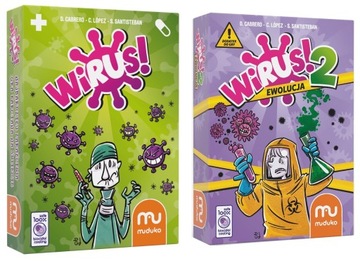 Trefl Zestaw Gra Wirus + Wirus Dodatek Ewolucja TREFL Muduko