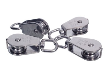 НЕРЖАВЕЮЩИЙ ВЕРЕВОЧНЫЙ БЛОК 32 ММ СО СЪЕМНЫМ РОЛИКОМ