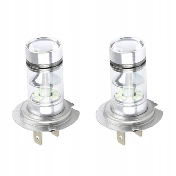 2 . Żarówki H7 100W LED 8000K Ice Blue Foglight