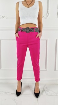 #Lastyczne - брюки - Женские - в ластике - пояс#