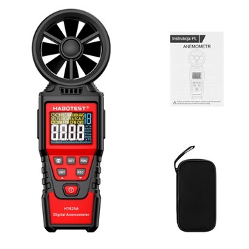 Анемометр Ветер, Объем, Измеритель скорости + Чехол + Батарейки