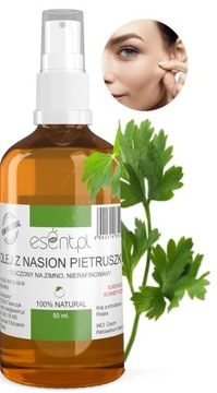 НЕРАфинированное масло семян петрушки, УДЕРЖАНИЕ И ЭЛАСТИЧНОСТЬ КОЖИ 50мл