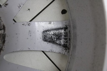 4× DISK HLINÍK OPEL OE 95440992 7.0" X 18" 5X105 ET 38