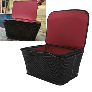 Задняя корзина для велосипеда BIKE BASKET черная 20 л