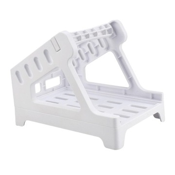 Uchwyt na etykiety Akcesoria do drukarek stacjonarnych Stojak na etykiety wysyłkowe na rolki, biały