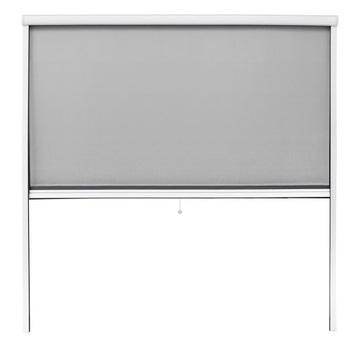 Roleta ochronna na owady Alu 160x160cm biala