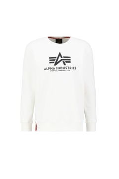 Alpha Industries Basic sveter biely XXL