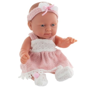 LALKA LALA 25cm PURE BABY 18M+ WYJĄTKOWA SUKIENKA