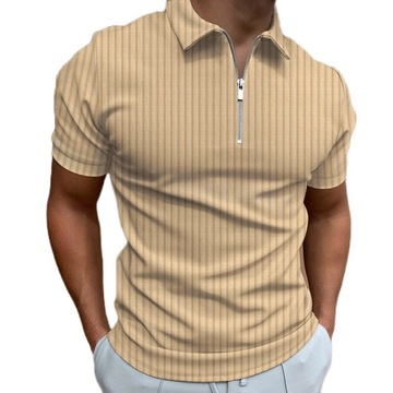POLÓWKA MĘSKA KOSZULKA POLO BIZNESOWA WZORY, 3XL