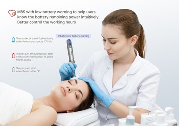 Dr Pen M8S беспроводной +2 картриджа DERMAPEN PRO