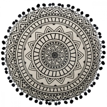 Poduszka okrągła DEKROACYJNA boho 40cm