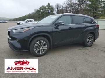 Toyota Highlander III 2021 Toyota Highlander 2021 r., HYBRID XLE 4x4 2.5 Hybryda 243KM