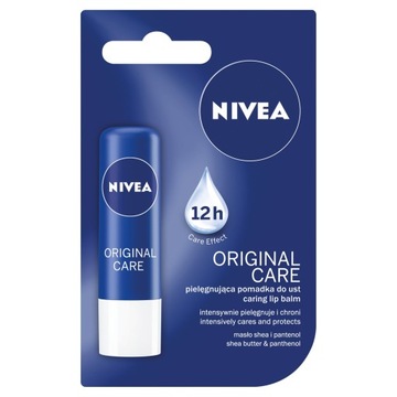 NIVEA ORIGINAL PIELĘGNUJĄCA POMADKA DO UST