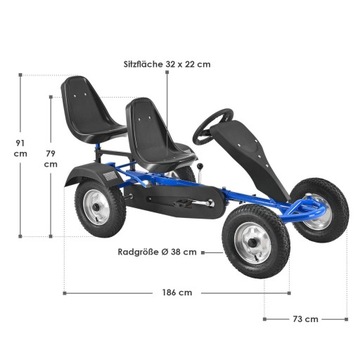 542 2-местный твердый картинг, квадроцикл, картинг