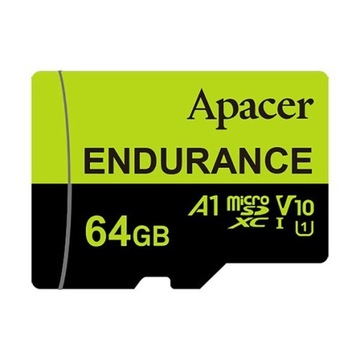 Карта памяти Apacer Endurance, 64 ГБ, micro SDXC, AP64GEDM0D05-R, UHS-I U3