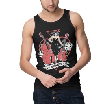 TANK TOP HORROR/ROCK ROCKABILLY GIRL 50S