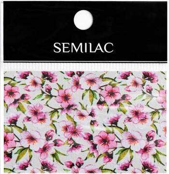 SEMILAC FOLIA TRANSFEROWA NA PAZNOKCIE KWIATY 31