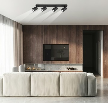 LED SPOT на светильнике GU10 HALOGENS MOVABLE REFLECTOR