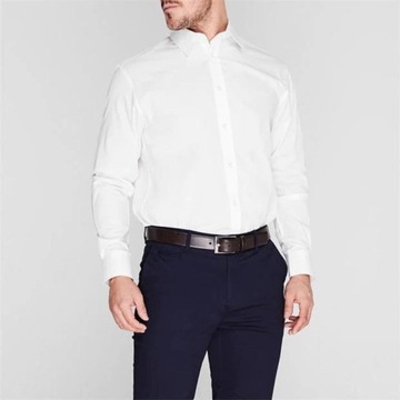 Biała koszula z długim rękawem Pierre Cardin, Rozmiar XL