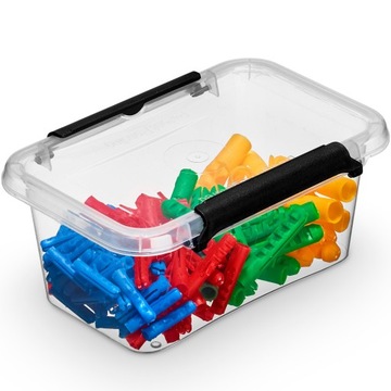 ПЛАСТИКОВЫЙ КОНТЕЙНЕР ДЛЯ ДОМА ДЛЯ МЕЛКИХ ПРЕДМЕТОВ, ЛЕКАРСТВ, 0,5 Л