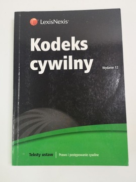 KODEKS CYWILNY WYDANIE 12