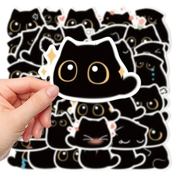 НАКЛЕЙКИ BLACK CATS НАКЛЕЙКИ МИКС ВОДОНЕПРОНИЦАЕМЫЕ BLACK CAT KITTS 40 шт.