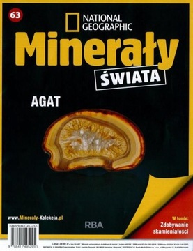 KOLEKCJA MINERAŁY ŚWIATA nr 63 - AGAT