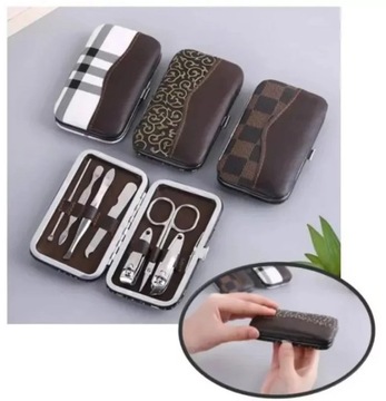 Zestaw do Manicure w Stylowym Etui – Idealny na Prezent! xj3538