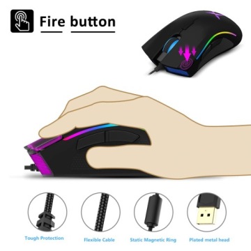 ИГРОВАЯ МЫШЬ DELUX M625 ДЛЯ ИГРОВ 4000DPI RGB
