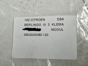 CITROEN DS4 1 I BERLINGO II III KLIKA AKUMULÁTORU PŘÍVOD MODUL