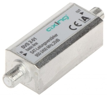 Wzmacniacz liniowy SAT 20 dB AXING