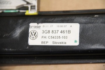 MECHANIZMUS OKNO DVEŘE LP FL VW ARTEON 3G8837461B