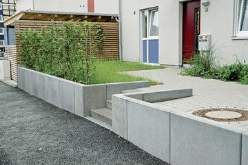 MUR OPOROWY L-KA 80/49 cm Ściana Oporowa ZBROJONA