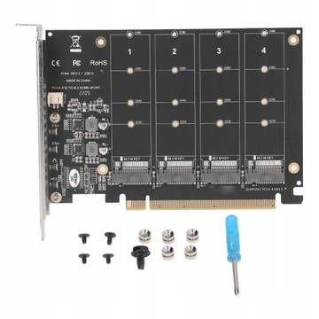 Adapter PCIE do NVME X16 4x32Gbps