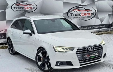 Audi A4 B9 Avant 2.0 TDI 190KM 2016 Audi A4 Avant 190 KM S Line Matrix Virtual bezwypadkowy serwisowany oplaco
