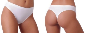 СТРИНГИ ЖЕНСКИЕ GATTA БЕСШОВНЫЕ LILI, БЕЛЫЕ, L